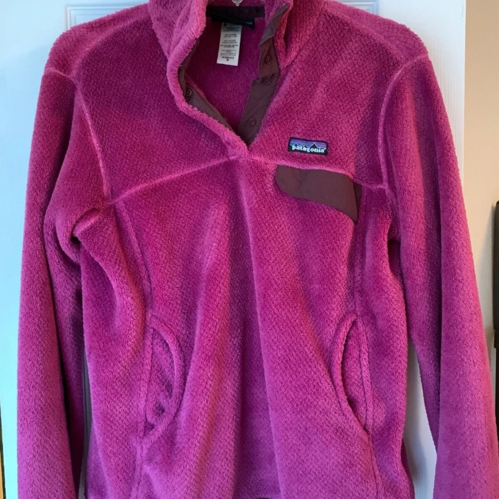Patagonia Re-Tool Snap-T Fleece Pullover Pink M